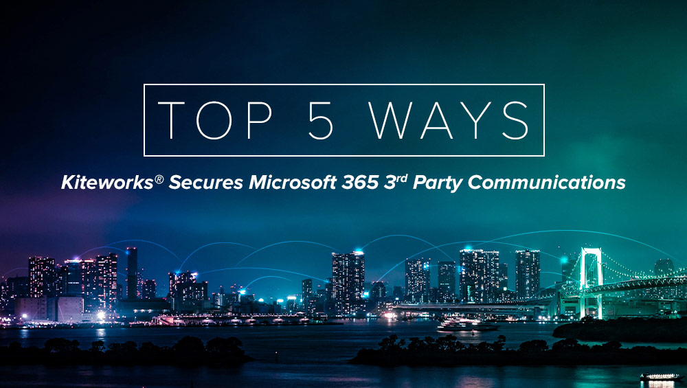 Top 5 Ways Kiteworks® Secures Microsoft 365 3rd Party Communications