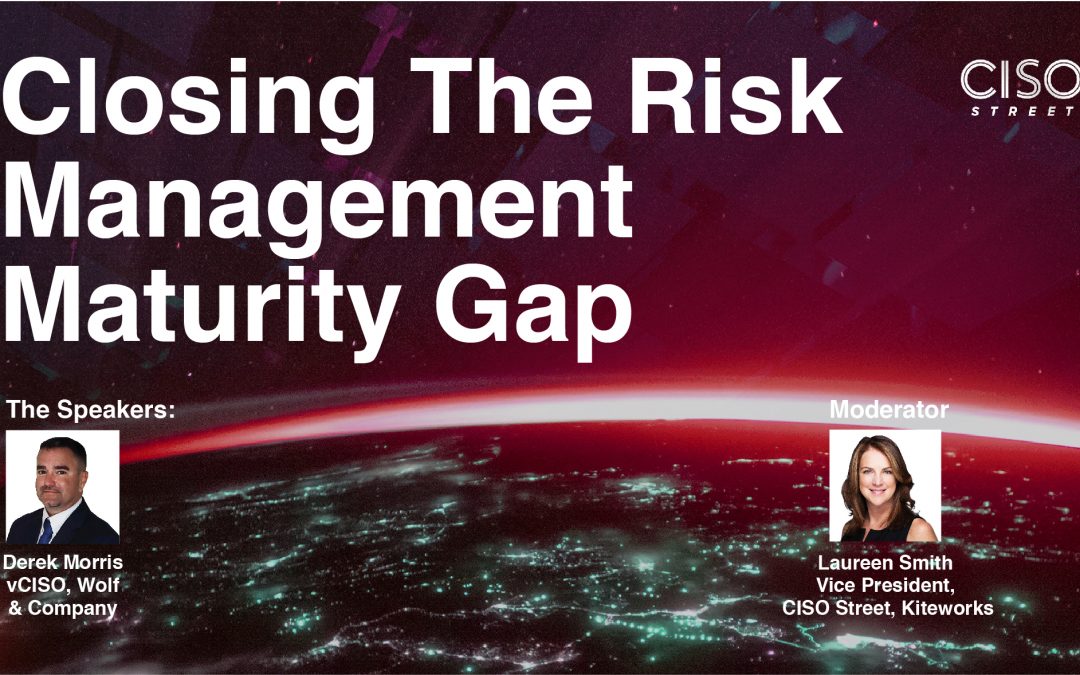 Closing the Risk Management Maturity Gap