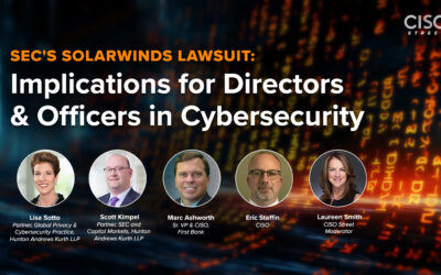 SEC’s SolarWinds Lawsuit: Implications for Directors & Officers in Cybersecurity