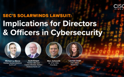 SEC’s SolarWinds Lawsuit: Implications for Directors & Officers in Cybersecurity
